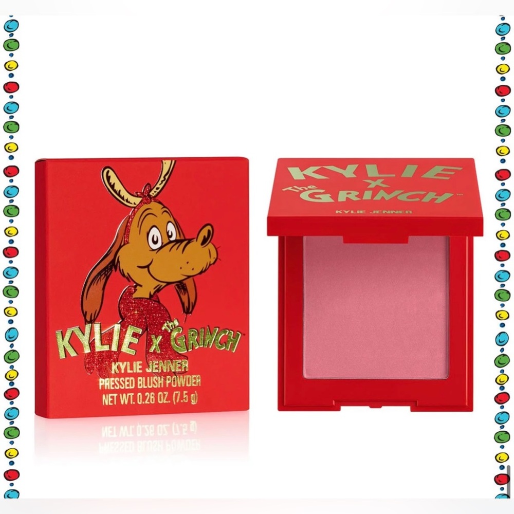 Kylie X Grinch Max the reindeer blush